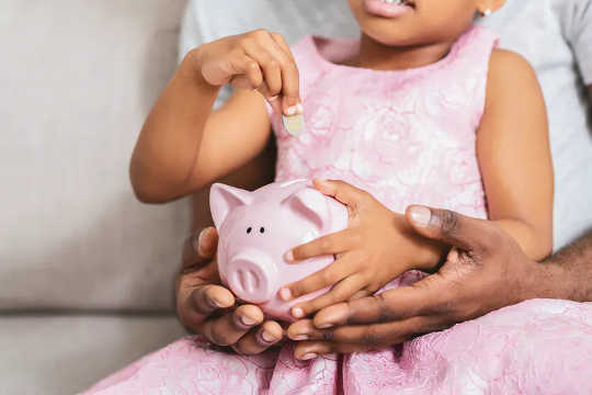 Children can start saving their coins. (how to teach saving and spending to kids as young as 3 years old)